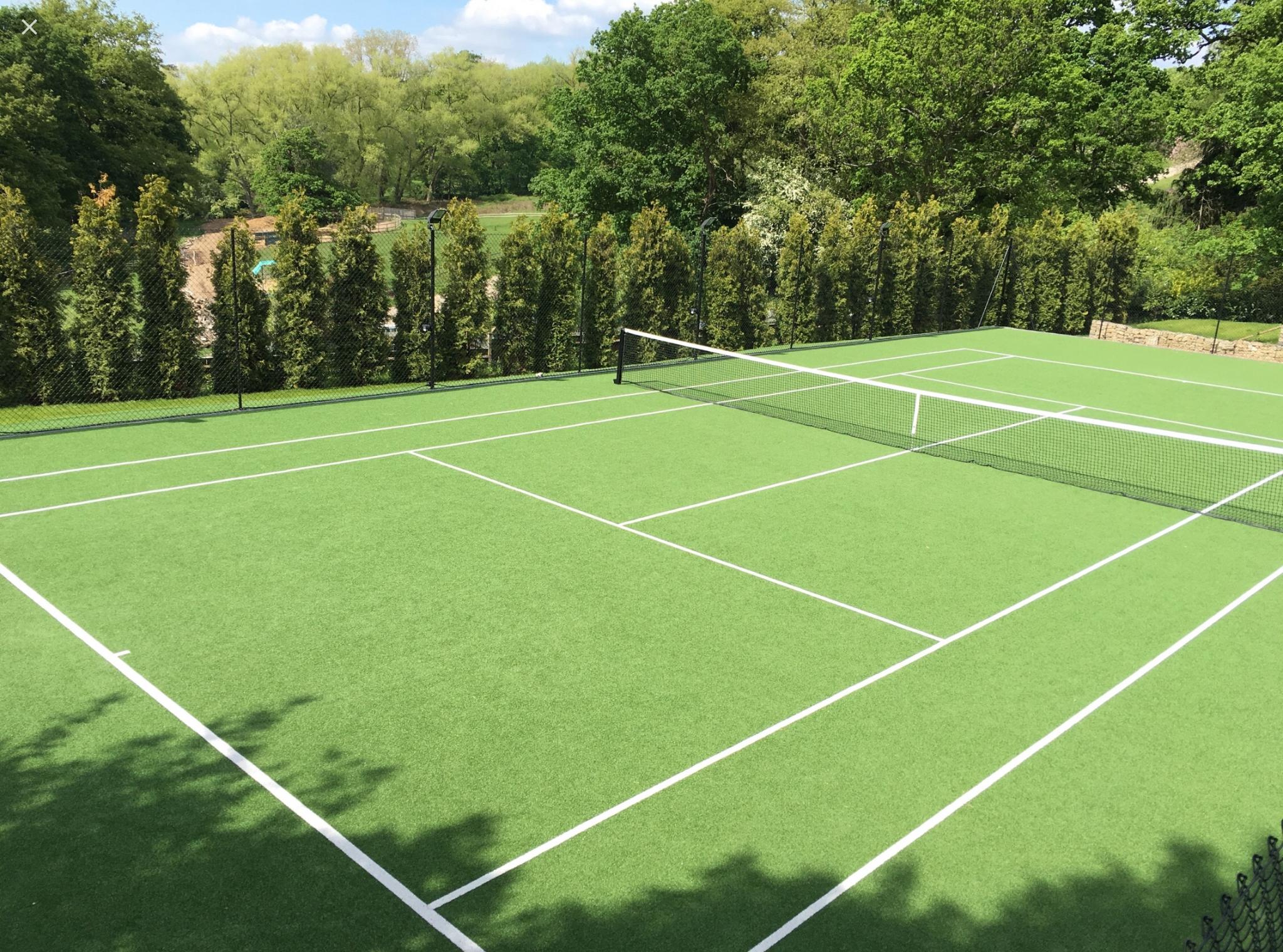 synthetic turf for tennis